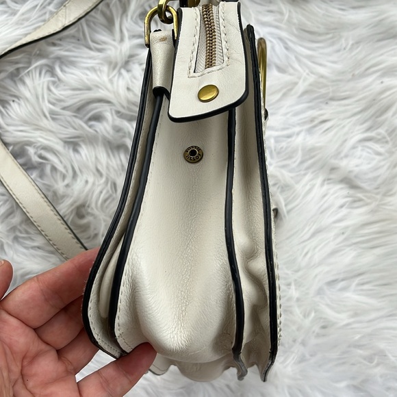 Fossil Ryder Mini Satchel genuine leather crossbody/shoulder or tote bag - Picture 10 of 16